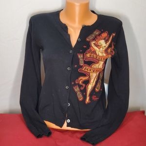 Lucky 13 Burlesque Bombshell Cartigan